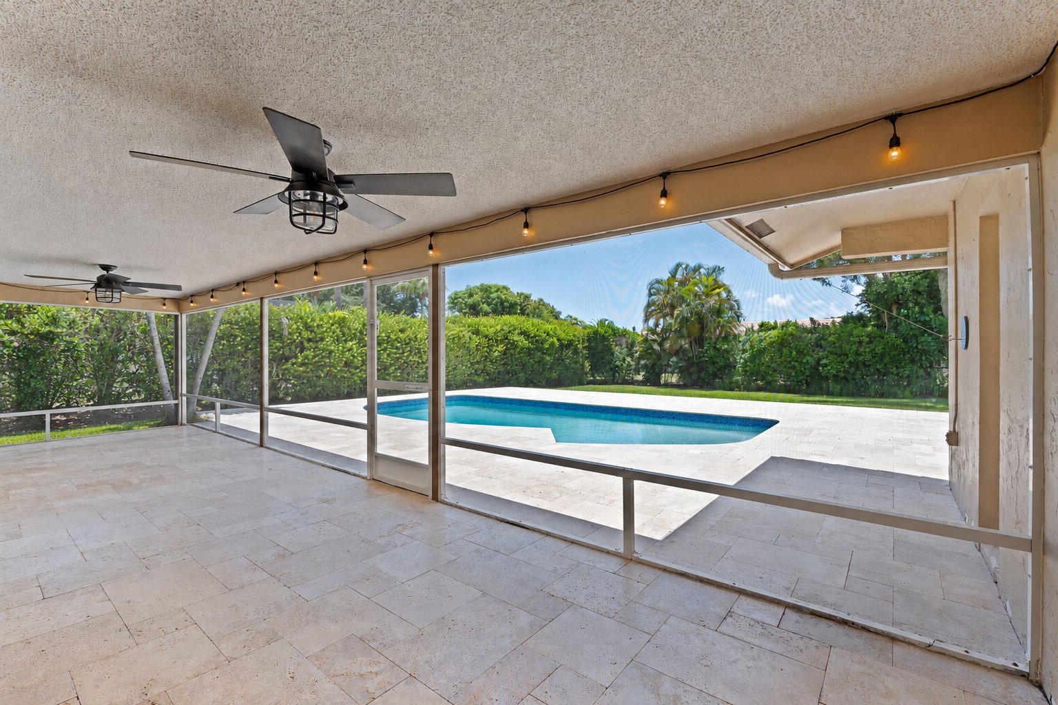 Covered patio