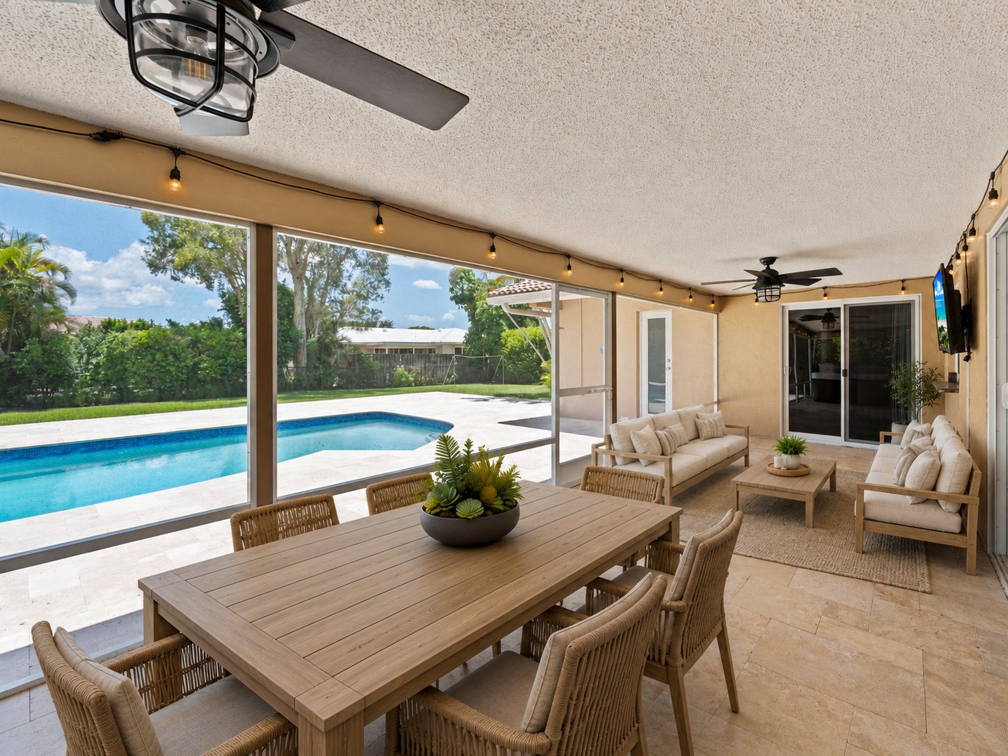 Pool and patio