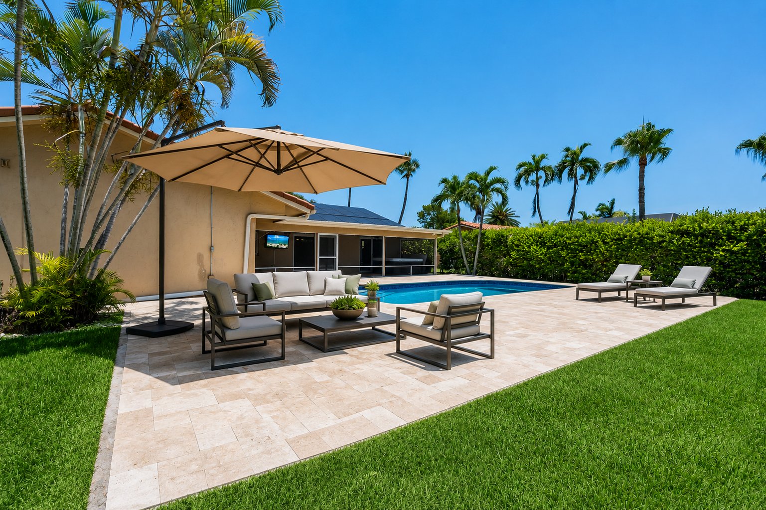 Covered lanai